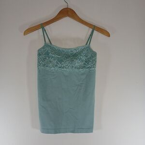 Banana Republic Lace Trim Stretch Tank Top Small